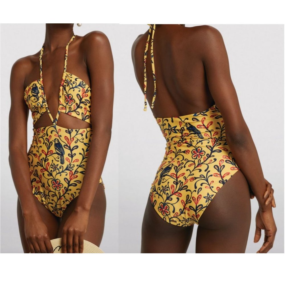 Agua by Agua Bendita Swim Mora Ceramica One Piece Size S NEW